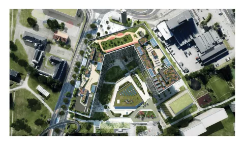Leca lettklinker ble valgt som tilslag i jordblandingen