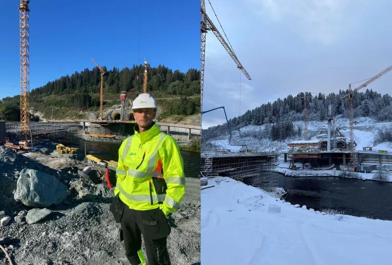 LETTBETONG: -Ved å benytte lettbetong vil spennet på brua kunne bli lengre, forteller R&D Manager Geir Norden (bildet) i Leca Norge.