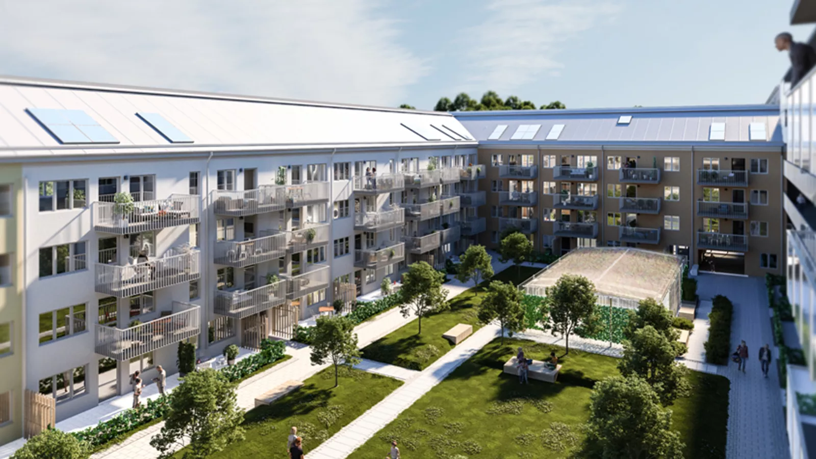 1 - Et fordrøyningsmagasin skulle anlegges på gårdsplassen til det nye kvartalet Makrillen i Gøteborg