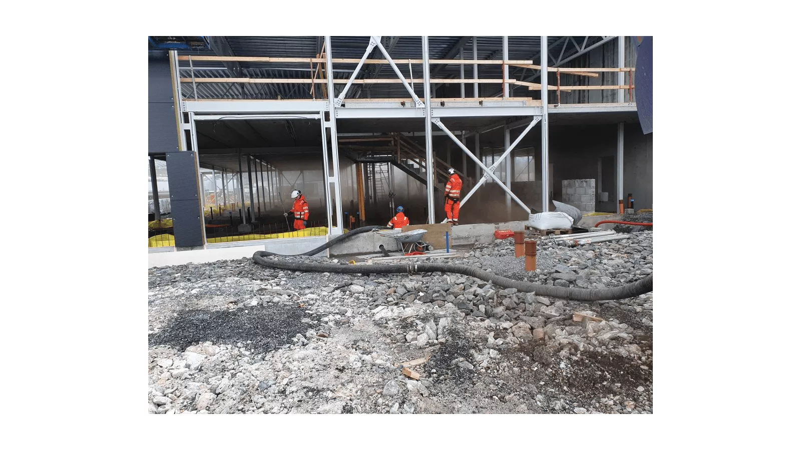Leca® Lettklinker sikrer fundamentet på stort signalbygg i Nordland