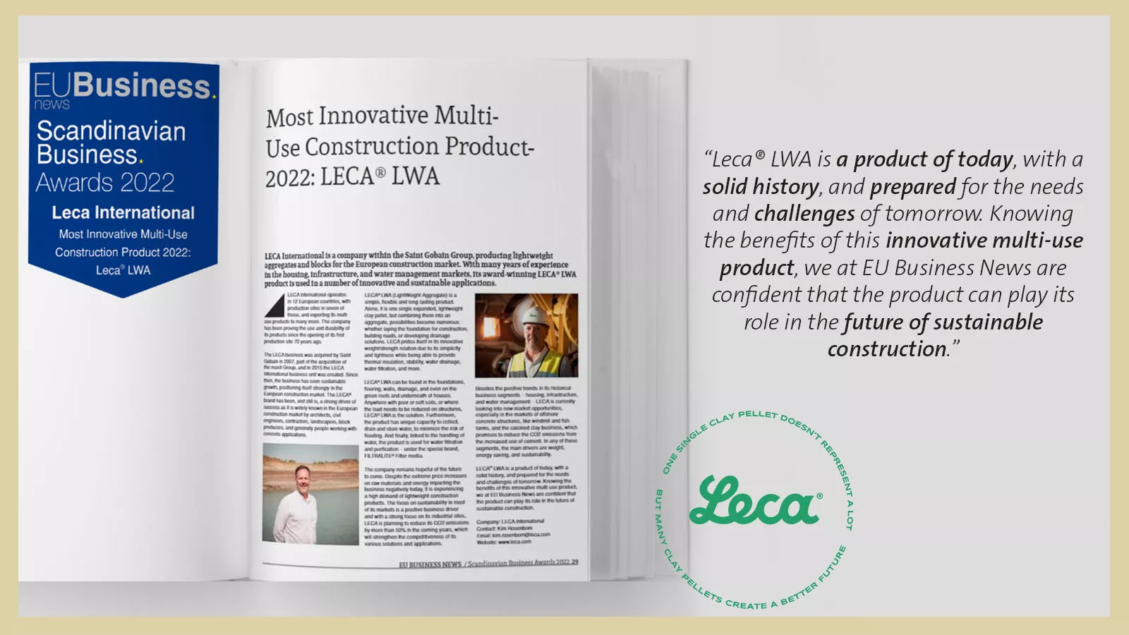 Scandinavian Business 2022 Awards: LECA vinner pris!