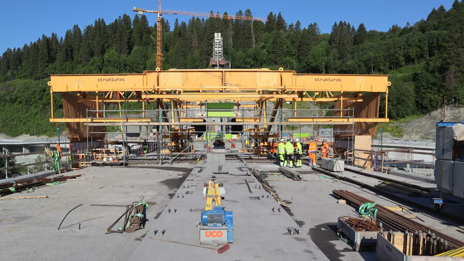 Nydalsbrua viser hva som er mulig å få til ved bruk av Leca 800 som tilslag til lettbetong