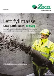 Leca Lettklinker - Lett fyllmasse til bygg Brosjyre