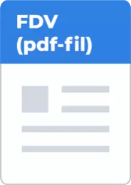 FDV - skjema for utfylling Filtralite 2018