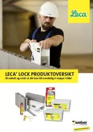 Leca Lock produktoversikt Brosjyre