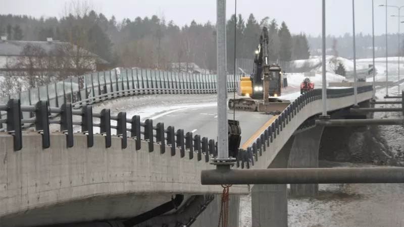 Skjeggestadbrua falt på en myk pute av Leca