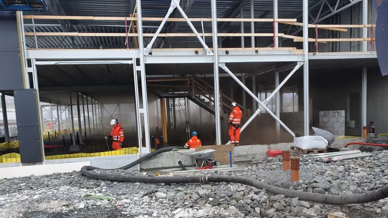 Leca® Lettklinker sikrer fundamentet på stort signalbygg i Nordland