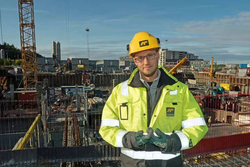 Anleggsleder Ola Hammer hos AF Gruppen.