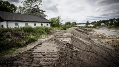Her skal det bli effektive, lette støyvoller som skaper et godt støysvakt bomiljø langs Ringveien
