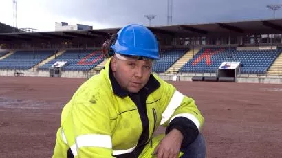 Johnny Steen i Bane- og Entreprenørservice AS